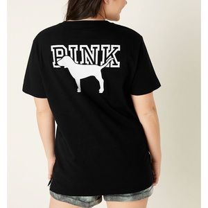 ❌SOLD❌PINK Victoria Secret Campus Tee